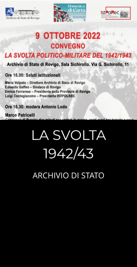 LA SVOLTA 1942/43 ARCHIVIO DI STATO