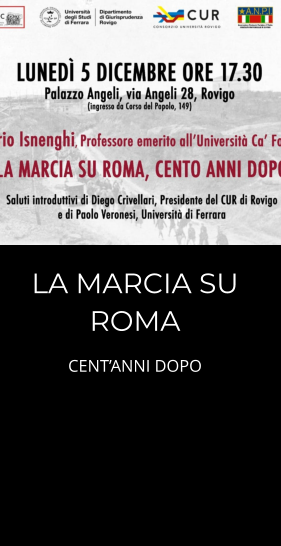 LA MARCIA SU ROMA CENT’ANNI DOPO